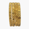 Floral Designer Gold Bangle Set