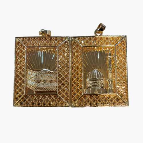 Kaaba & Madina Gold Pendant