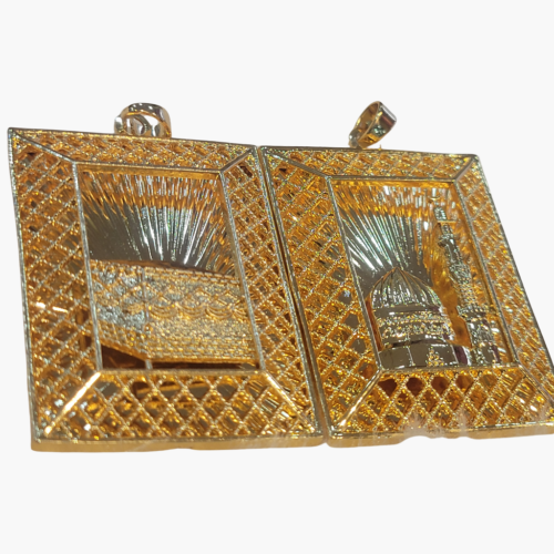 Kaaba & Madina Gold Pendant