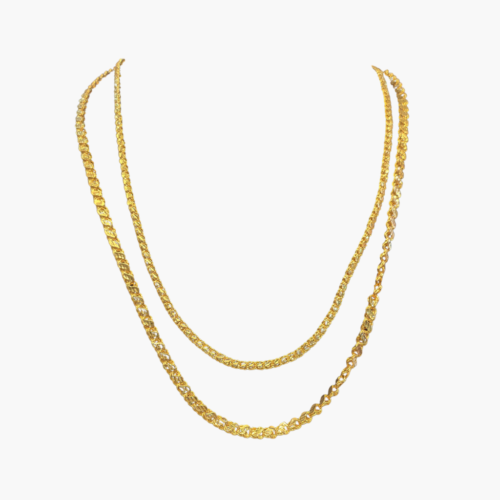 Twisted Rope One Gram Gold Chain