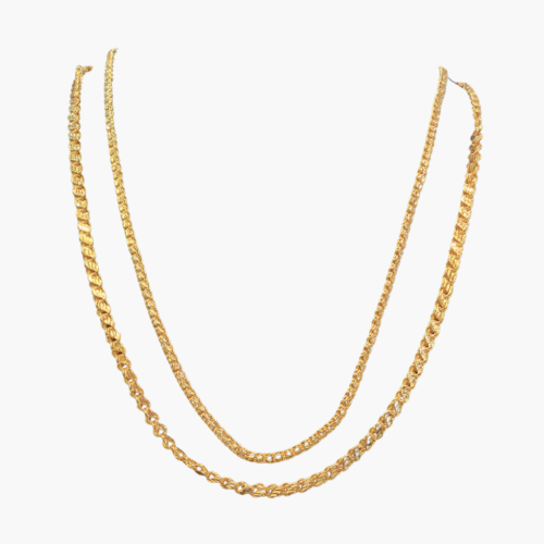 Twisted Rope One Gram Gold Chain