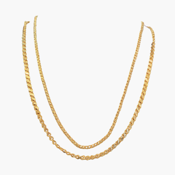 Twisted Rope One Gram Gold Chain