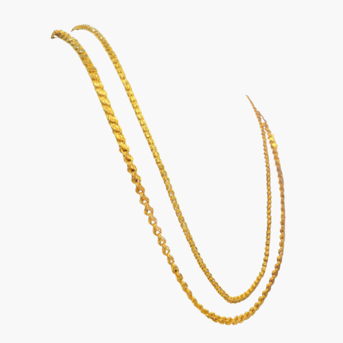 Twisted Rope One Gram Gold Chain