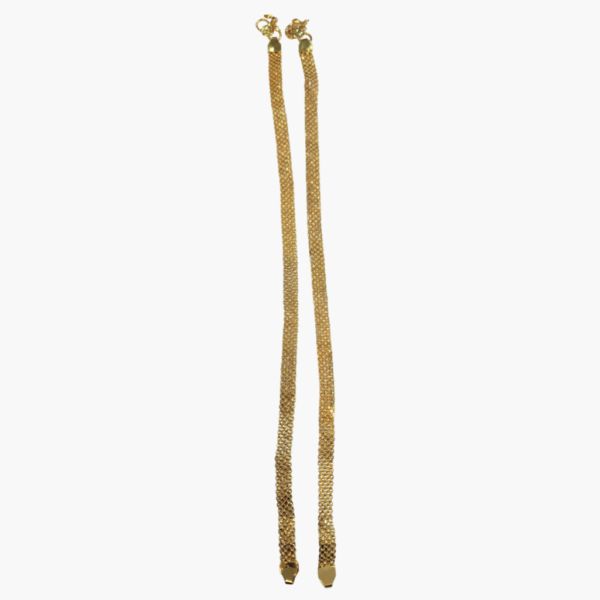 Premium Flat Curb Gold Chain