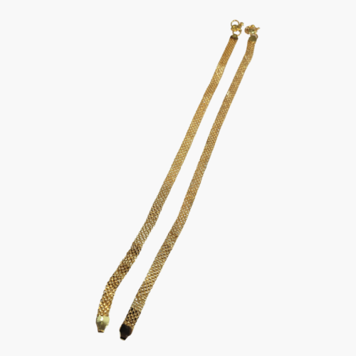 Premium Flat Curb Gold Chain