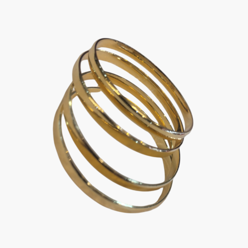 Test Elegant Plain Gold Bangles